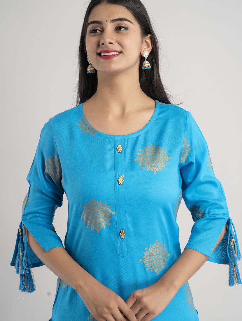 women's straight kurta - 20129555 - Standard Image - 4