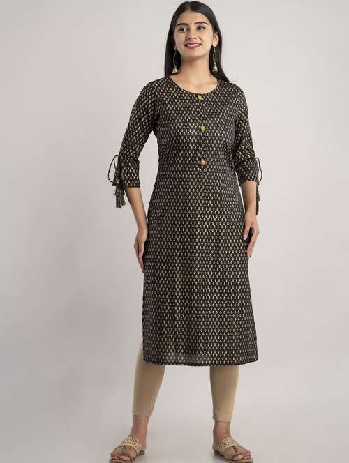 women's straight kurta - 20129557 - Standard Image - 0