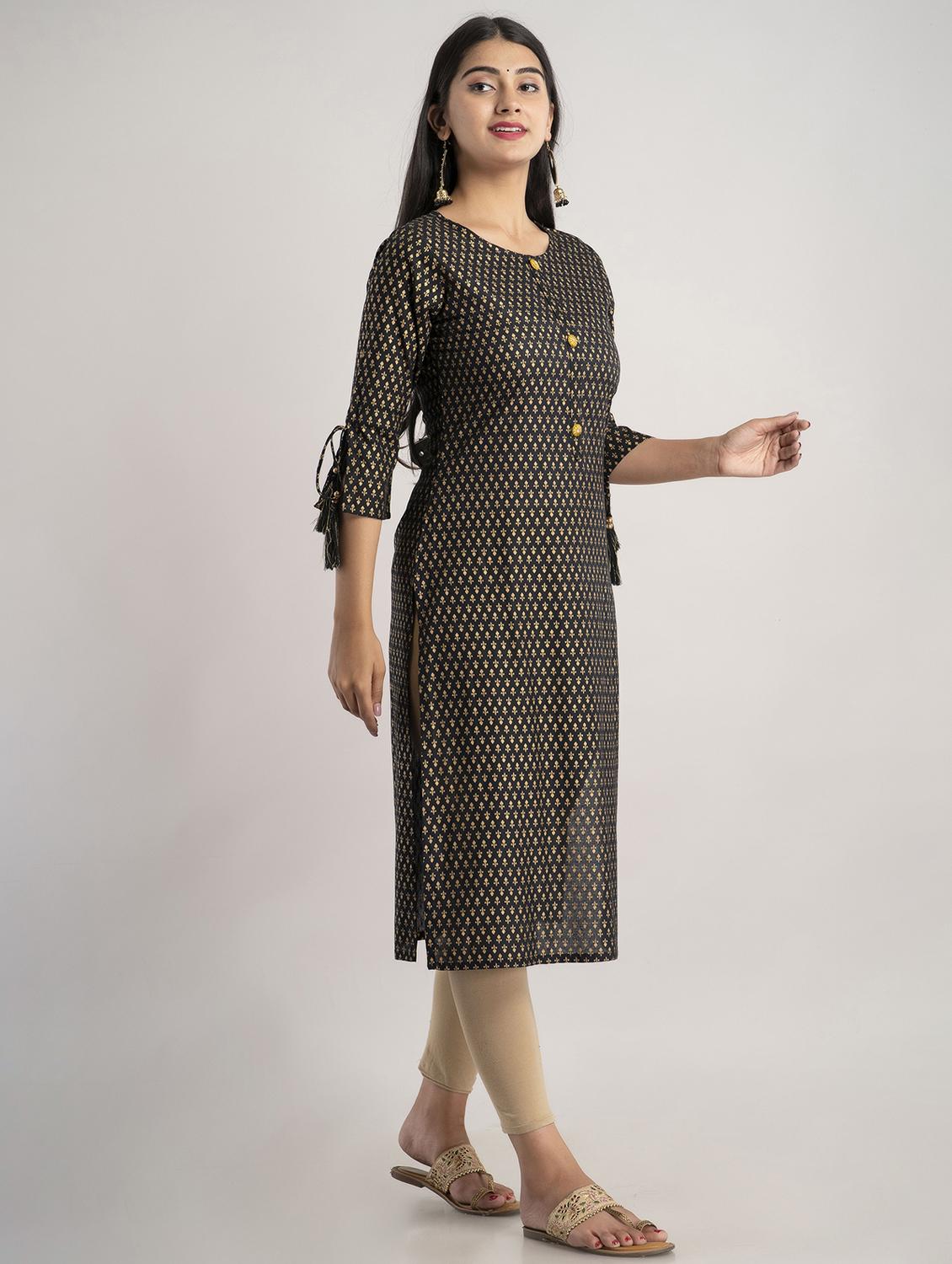 women's straight kurta - 20129557 - Standard Image - 1