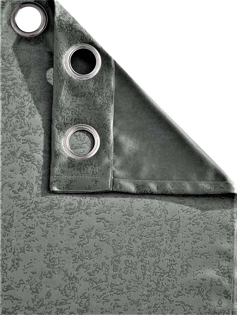 blackout textured eyelet long door curtains  - 20129592 -  Standard Image - 1