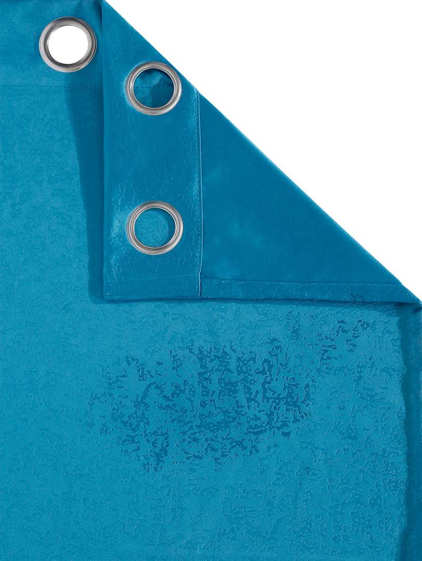 blackout textured eyelet polyester door curtains - 20129602 -  Standard Image - 1