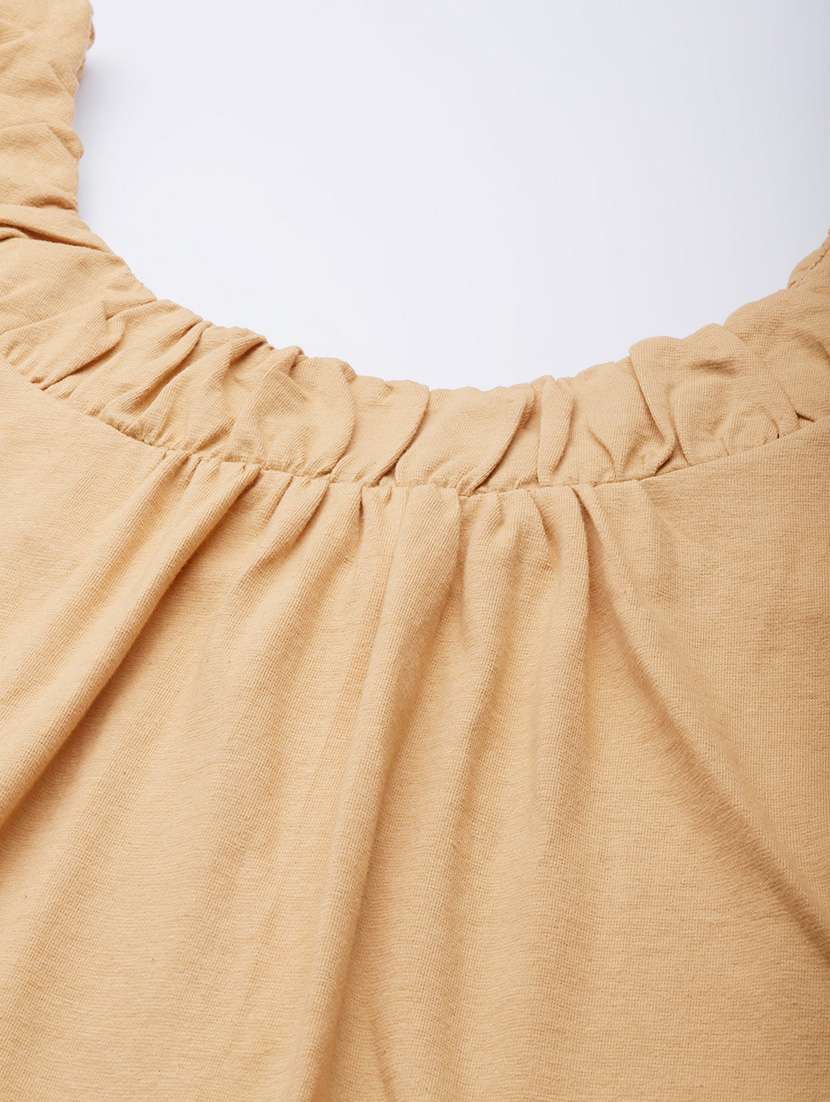 women's a line round neck top - 20130367 - Standard Image - 4