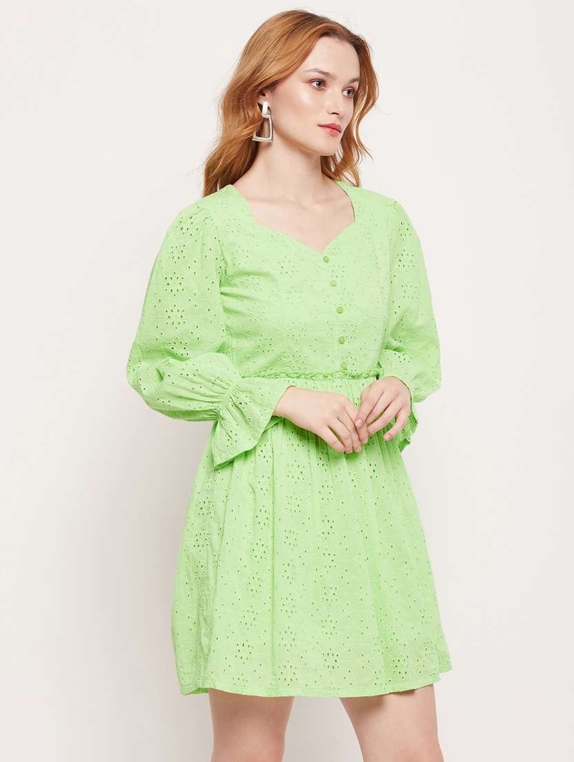 women's fit & flare mini dress - 20130391 -  Standard Image - 1