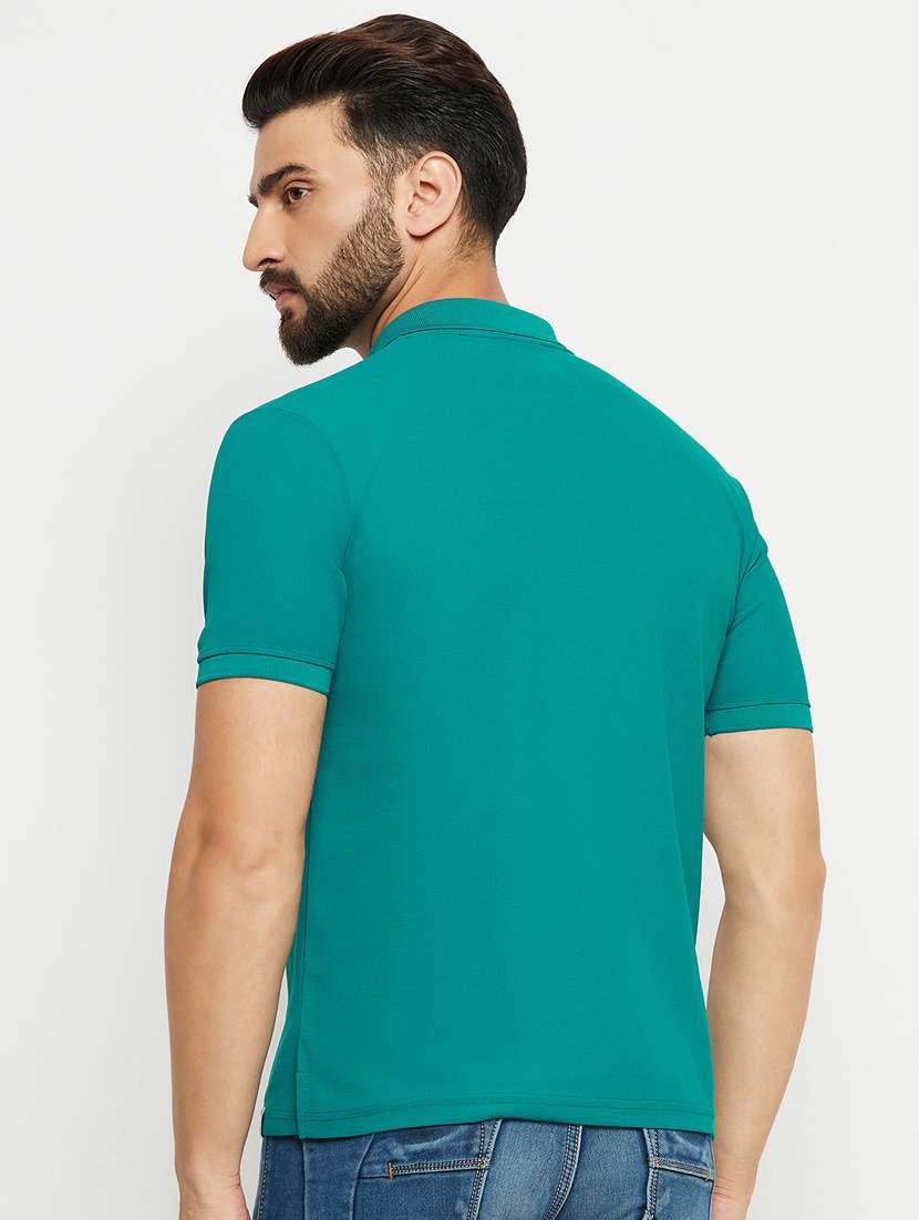 polo neck cotton regular t-shirt - 20131151 -  Standard Image - 1
