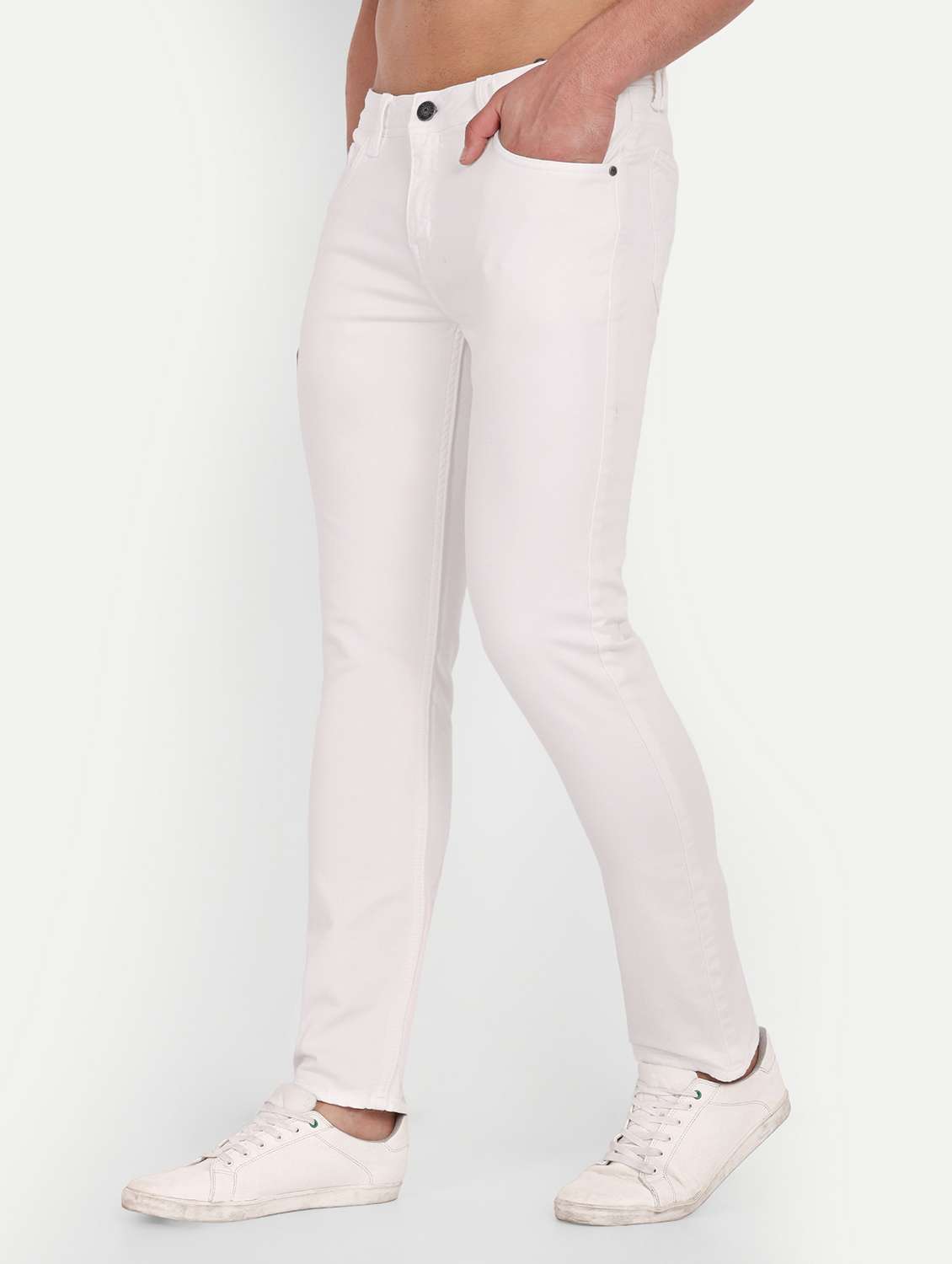 mens slim fit plain jeans - 20131425 - Standard Image - 1