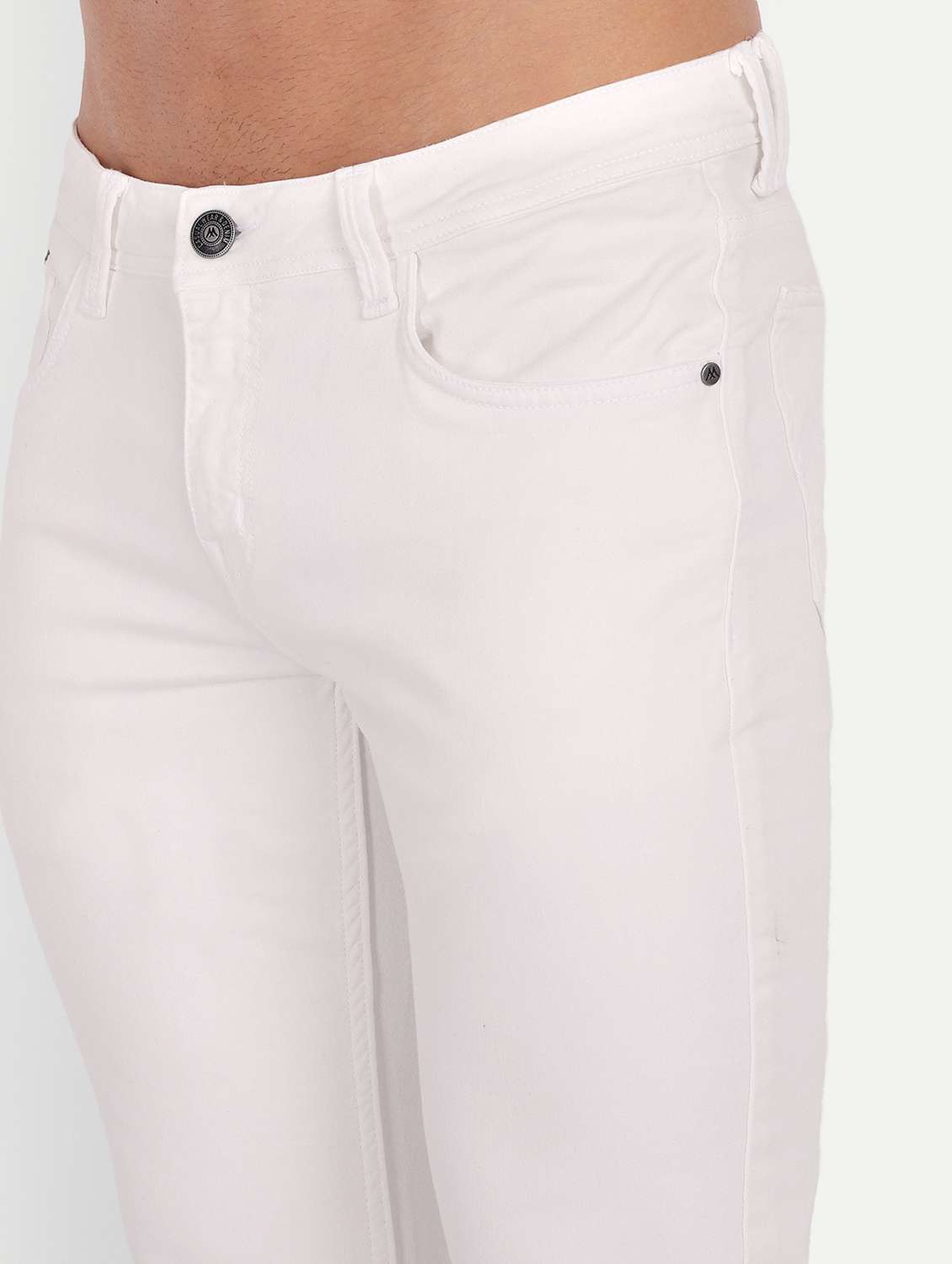 mens slim fit plain jeans - 20131425 - Standard Image - 4