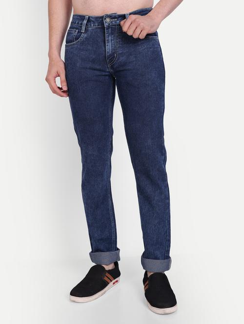 mens slim fit plain jeans - 20131439 - Standard Image - 0