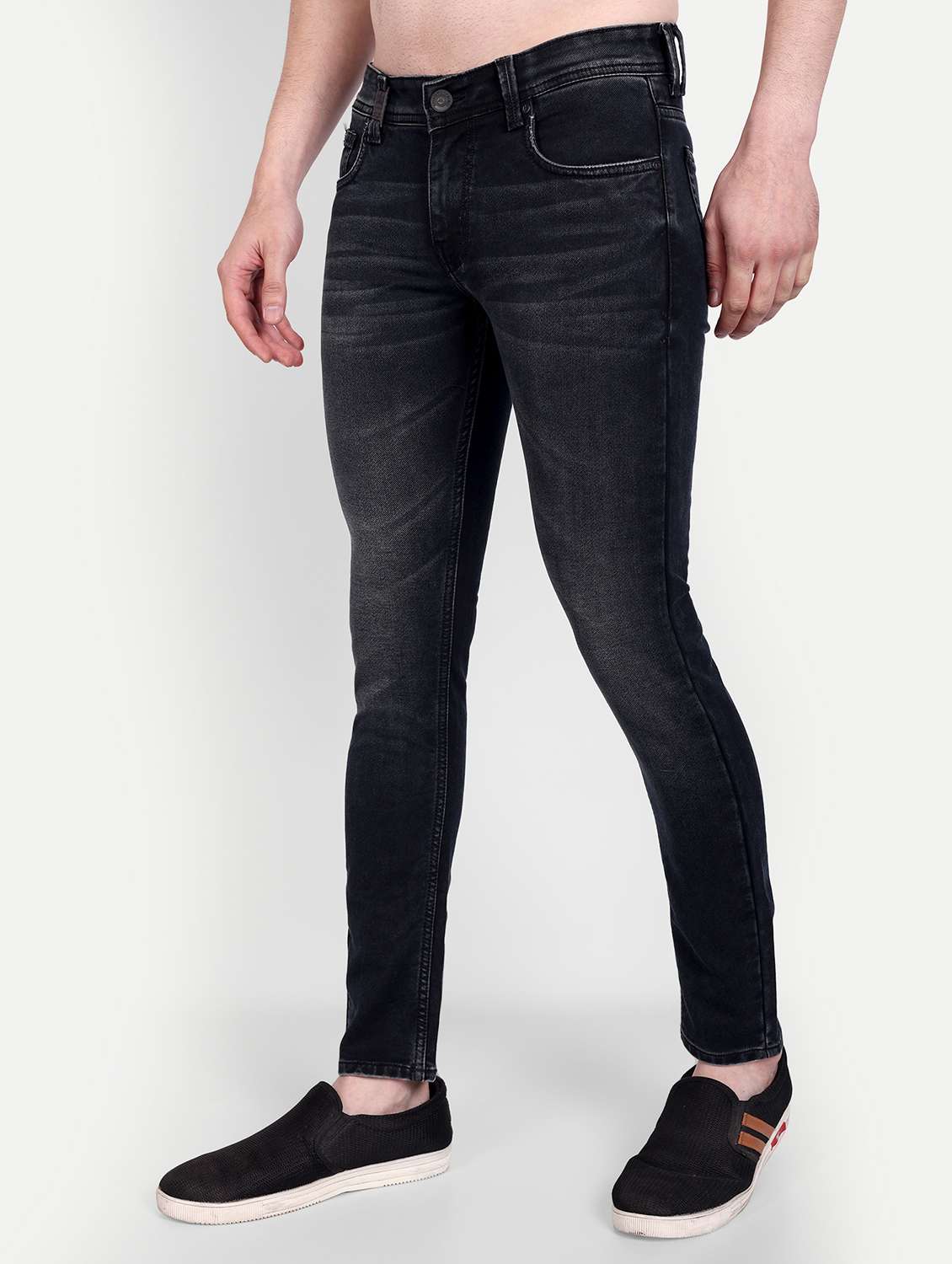 mens skinny fit plain jeans - 20131451 -  Standard Image - 1