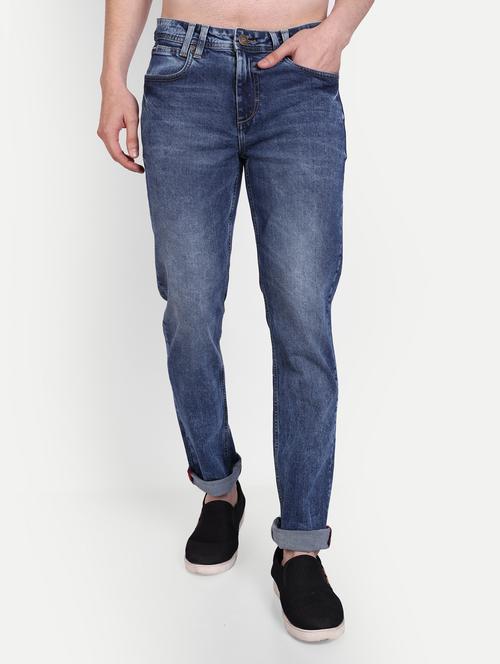 mens slim fit plain jeans - 20131456 - Standard Image - 0