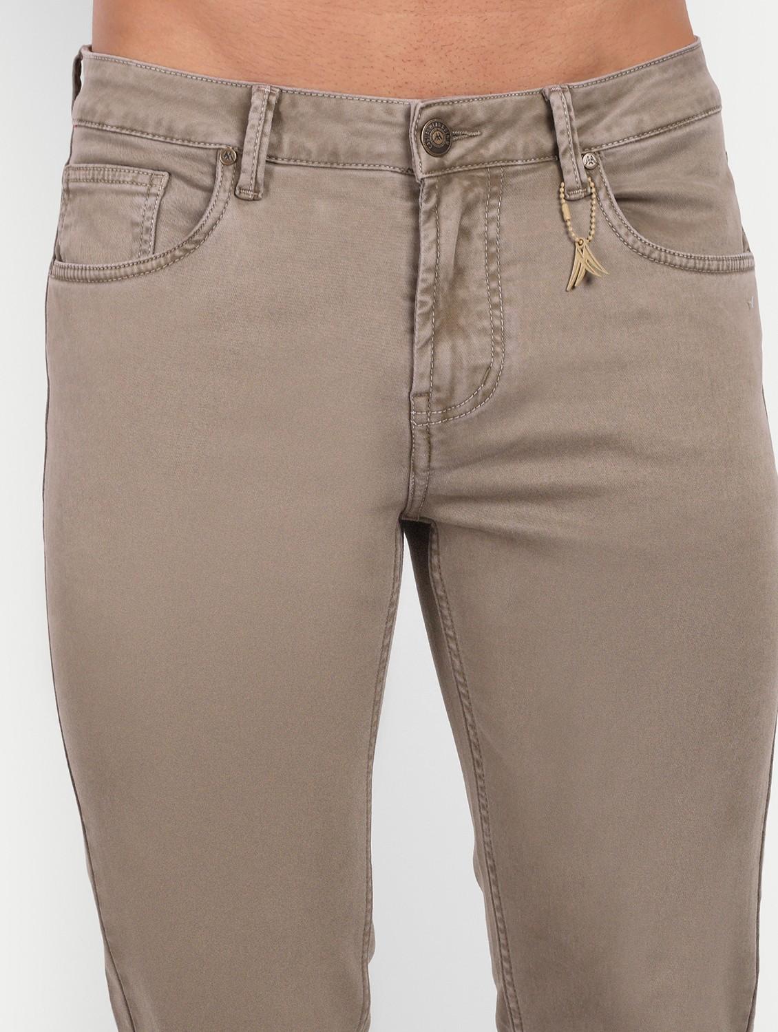 mens slim fit plain jeans - 20131469 - Standard Image - 4