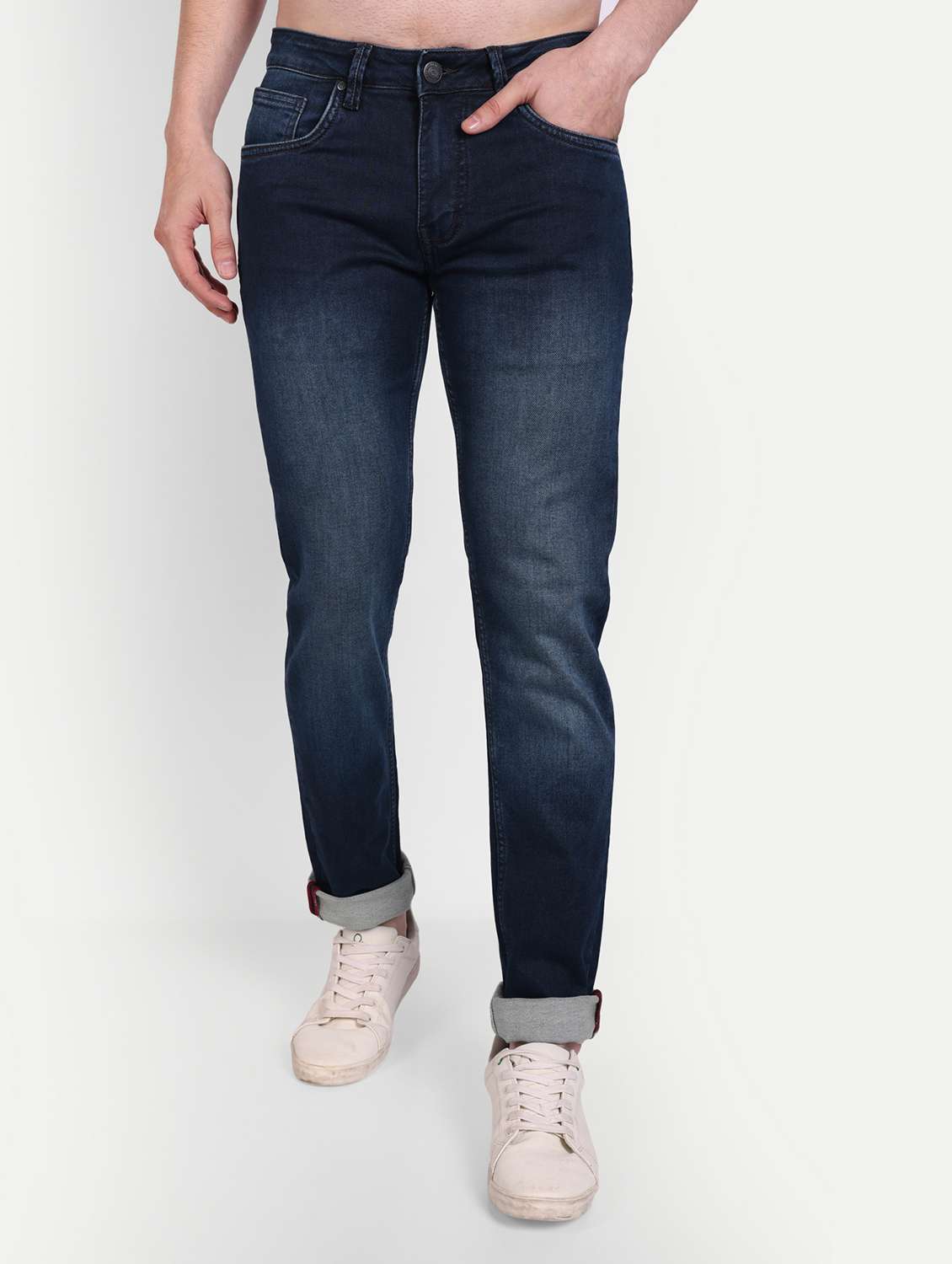 mens slim fit plain jeans - 20131473 - Zoom Image - 0