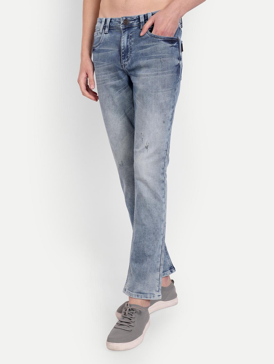 mens slim fit plain jeans - 20131492 - Standard Image - 1