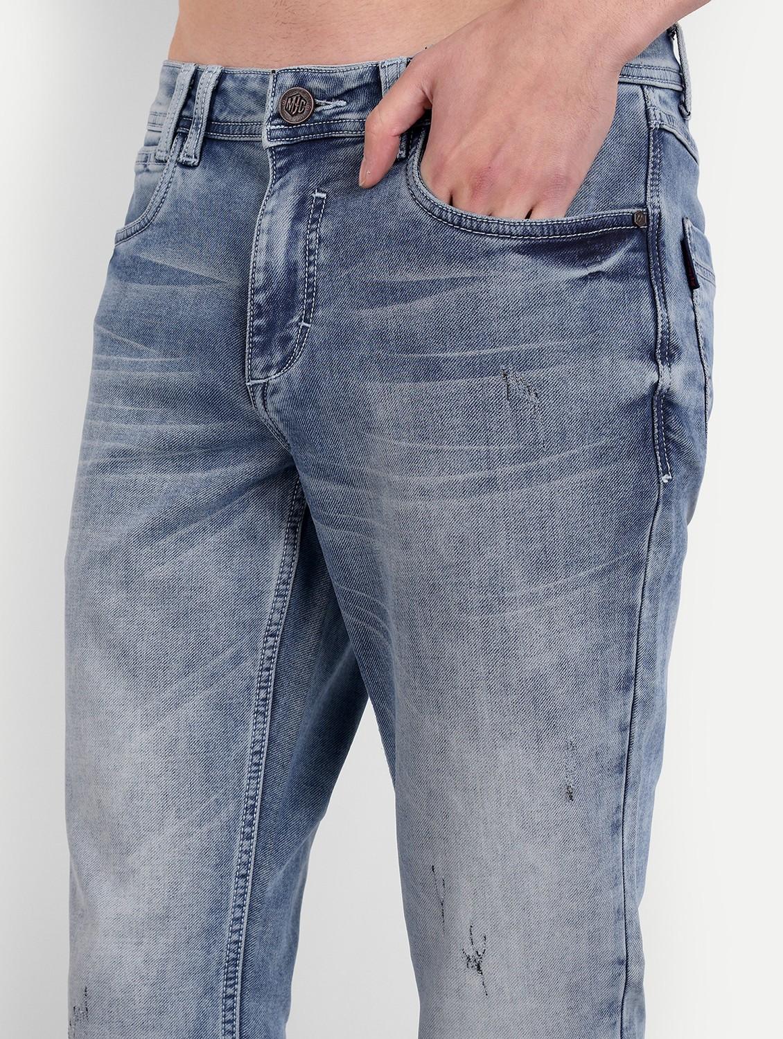 mens slim fit plain jeans - 20131492 - Standard Image - 4