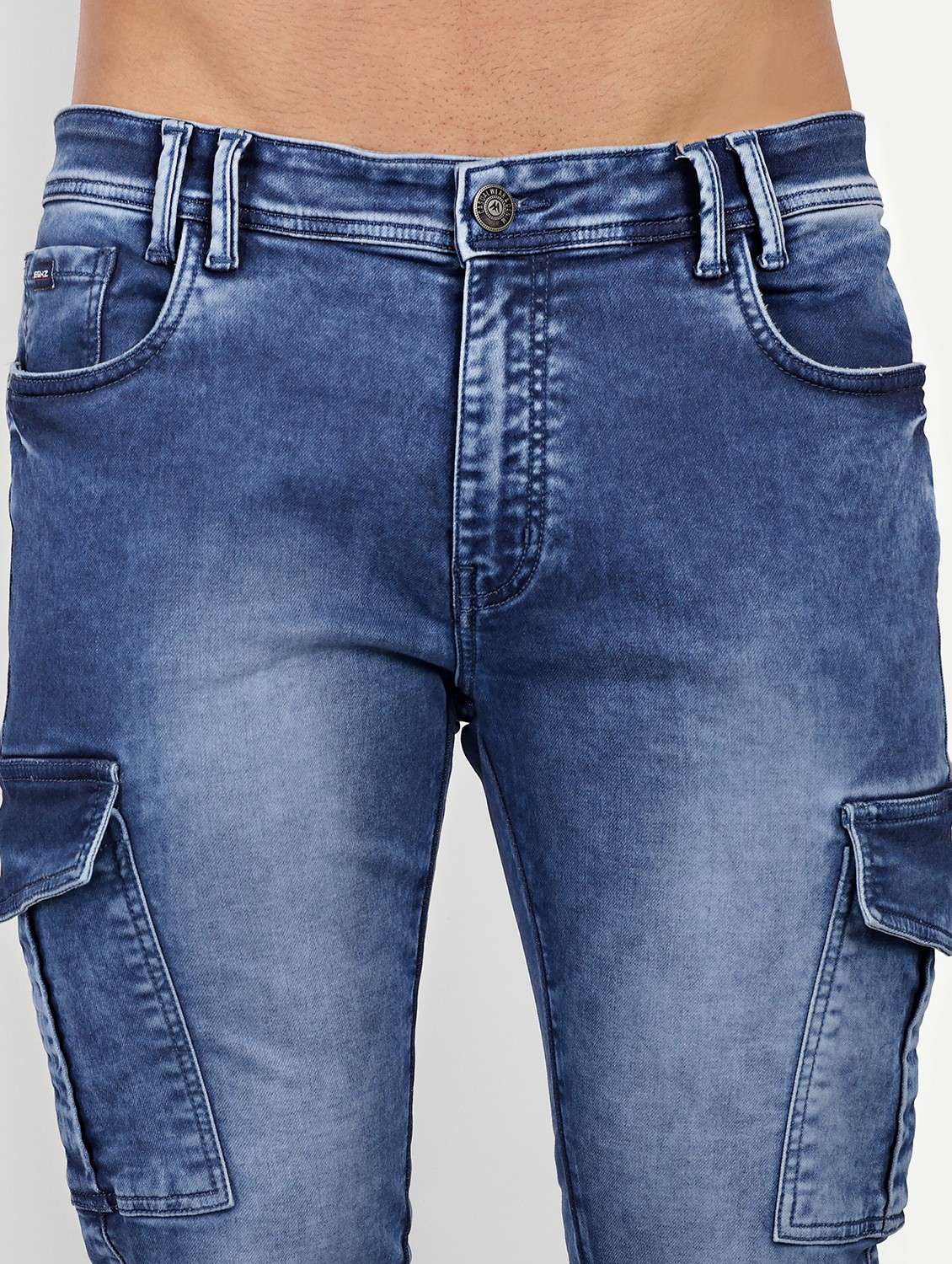 mens mid rise solid cargo - 20131496 -  Standard Image - 4