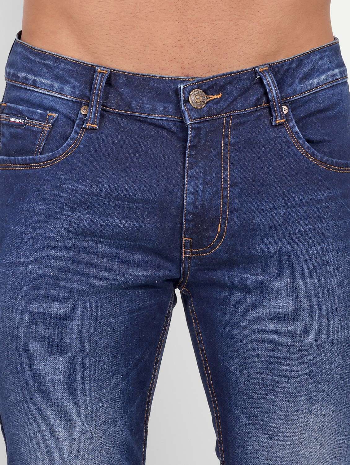 mens slim fit plain jeans - 20131505 - Standard Image - 4
