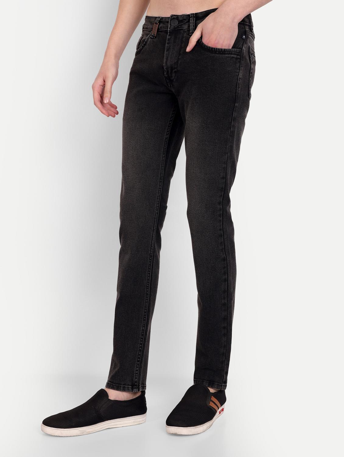 mens straight fit plain jeans - 20131542 -  Standard Image - 1