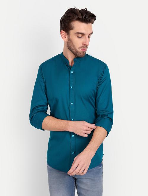 mens solid casual shirt - 20131575 -  Standard Image - 0