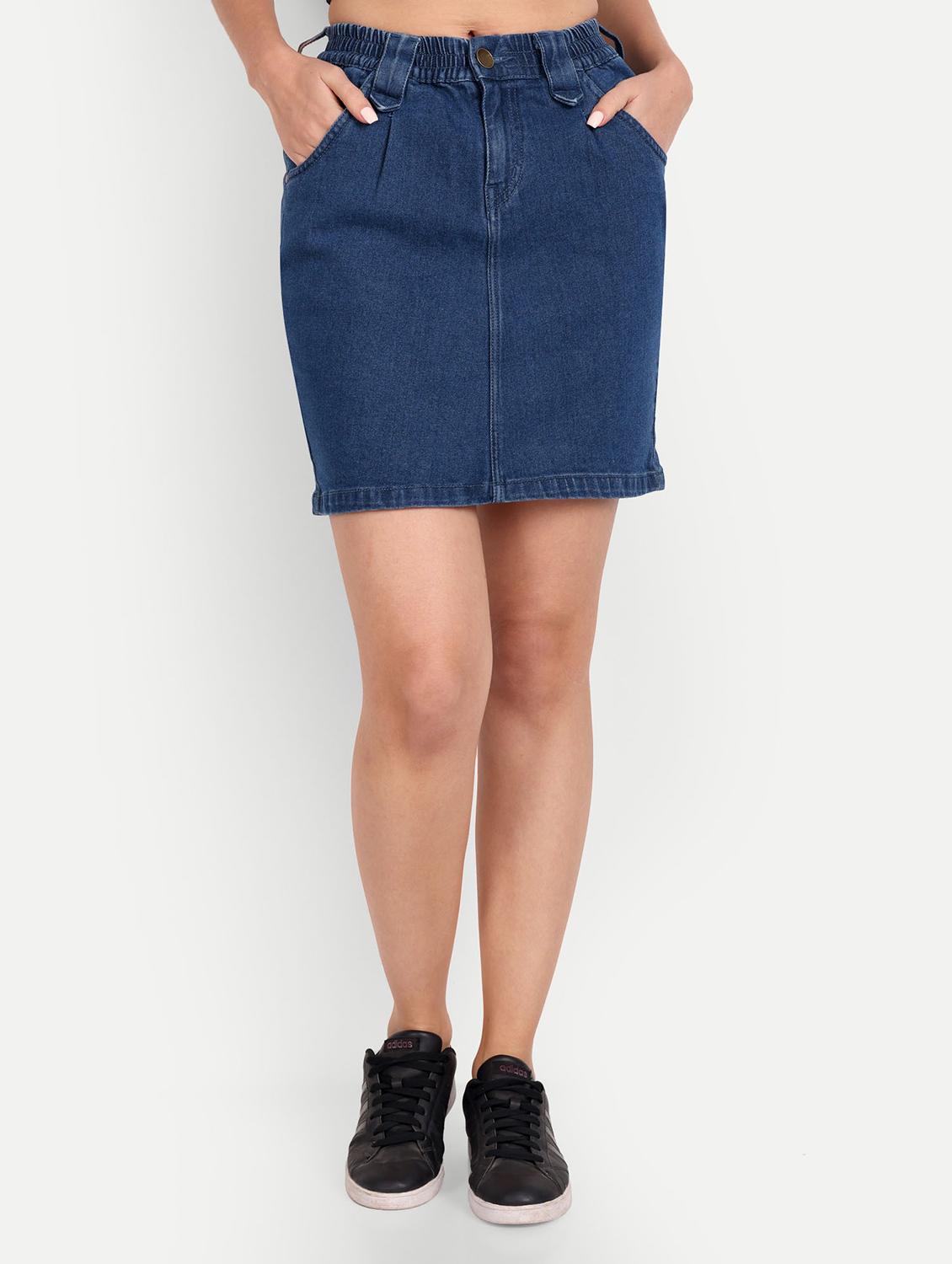 women denim short shirt - 20131593 - Zoom Image - 0