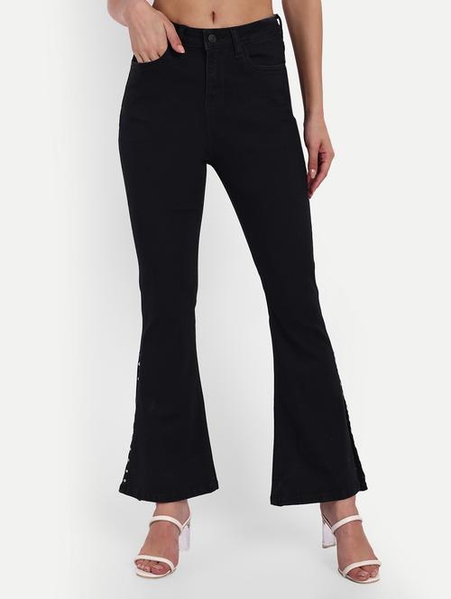 women's plain bootcut jeans - 20131595 - Standard Image - 0