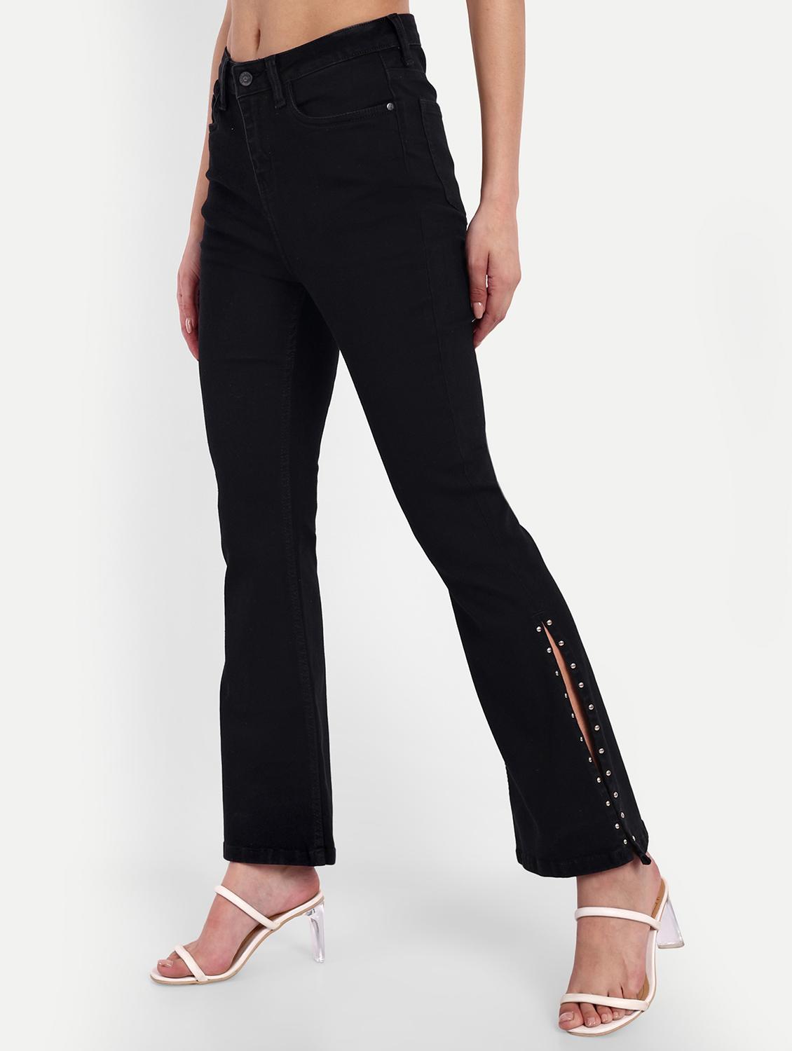 women's plain bootcut jeans - 20131595 - Standard Image - 1