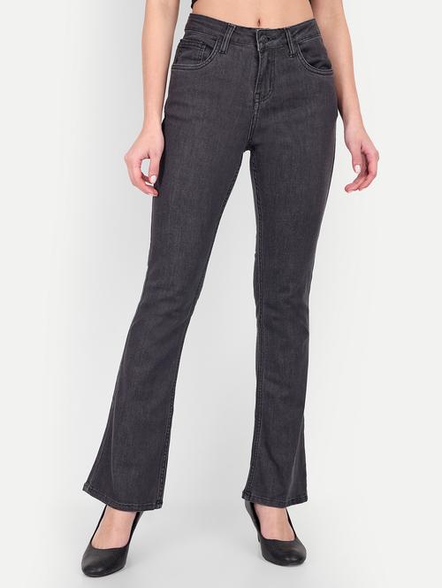 women's plain bootcut jeans - 20131613 -  Standard Image - 0