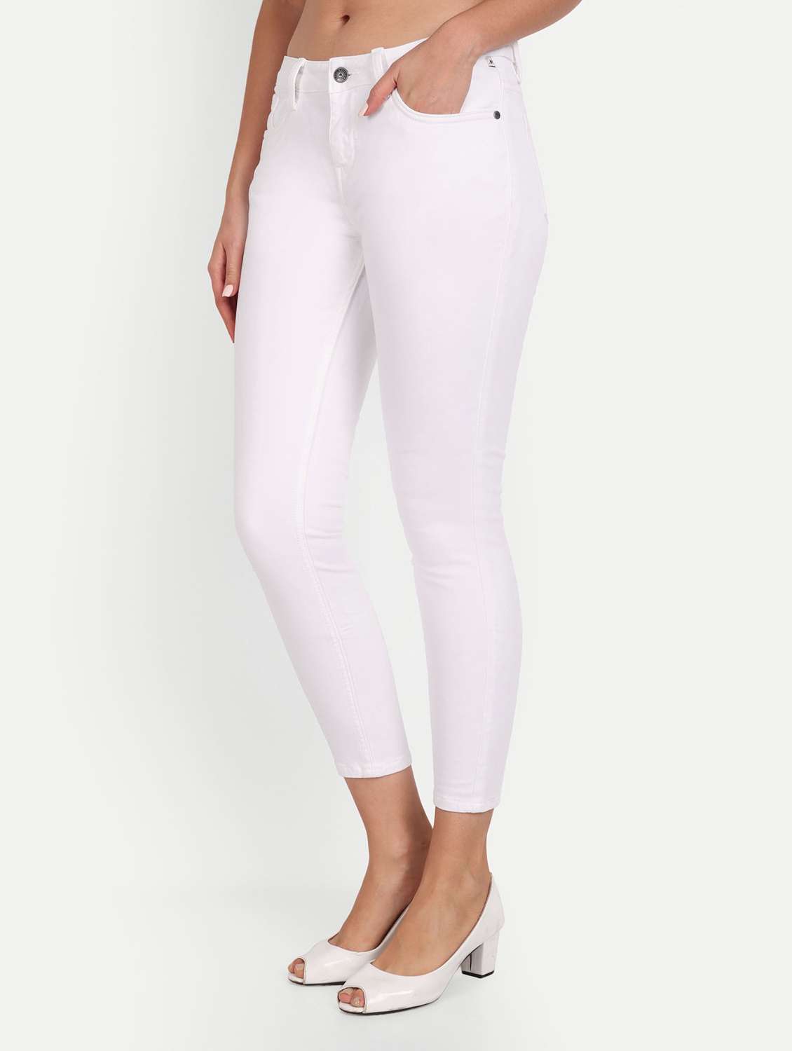 women mid rise denim jeans - 20131615 -  Standard Image - 1