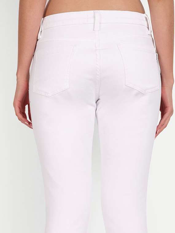 women mid rise denim jeans - 20131615 -  Standard Image - 4