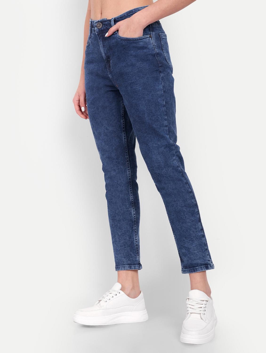 women mid rise denim jeans - 20131630 -  Standard Image - 1