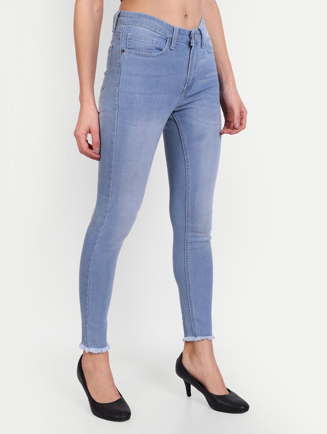 women's plain slim fit jeans - 20131632 - Standard Image - 1