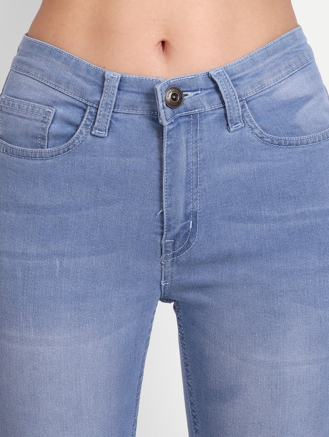 women's plain slim fit jeans - 20131632 - Standard Image - 4