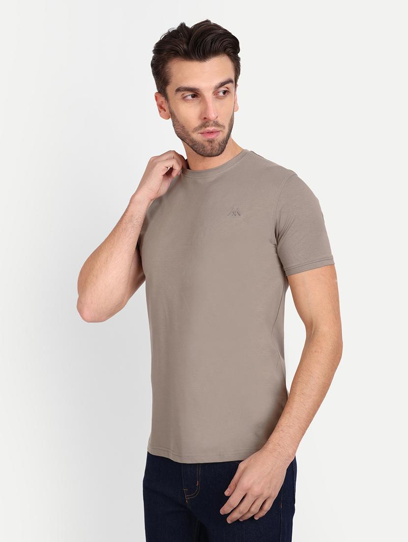 men round neck solids t-shirt - 20131673 - Standard Image - 1
