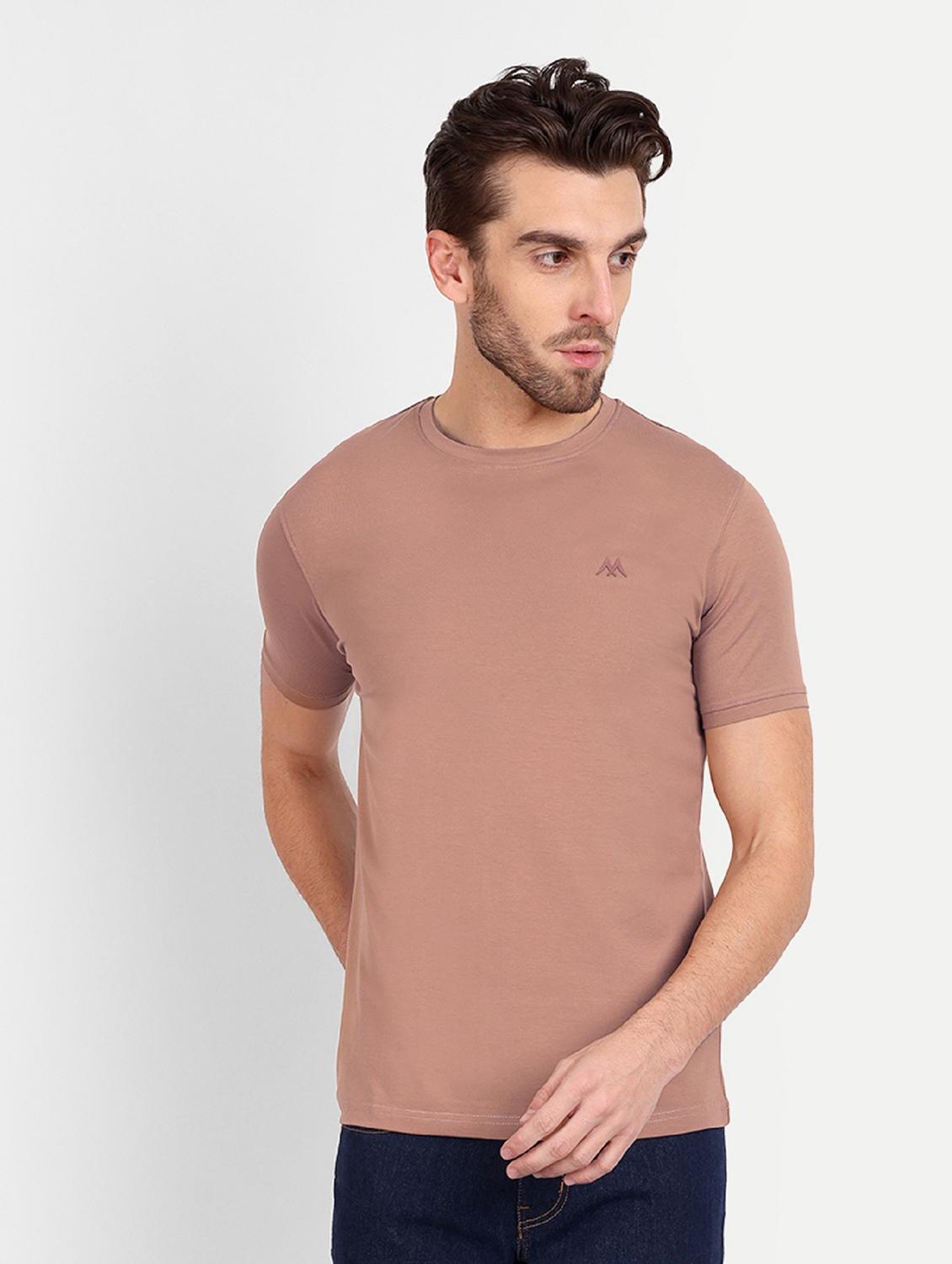 men round neck solids t-shirt - 20131674 - Standard Image - 1