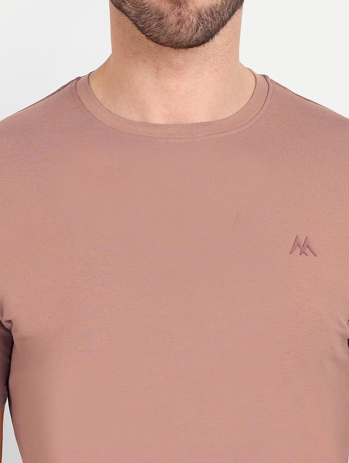 men round neck solids t-shirt - 20131674 - Standard Image - 4