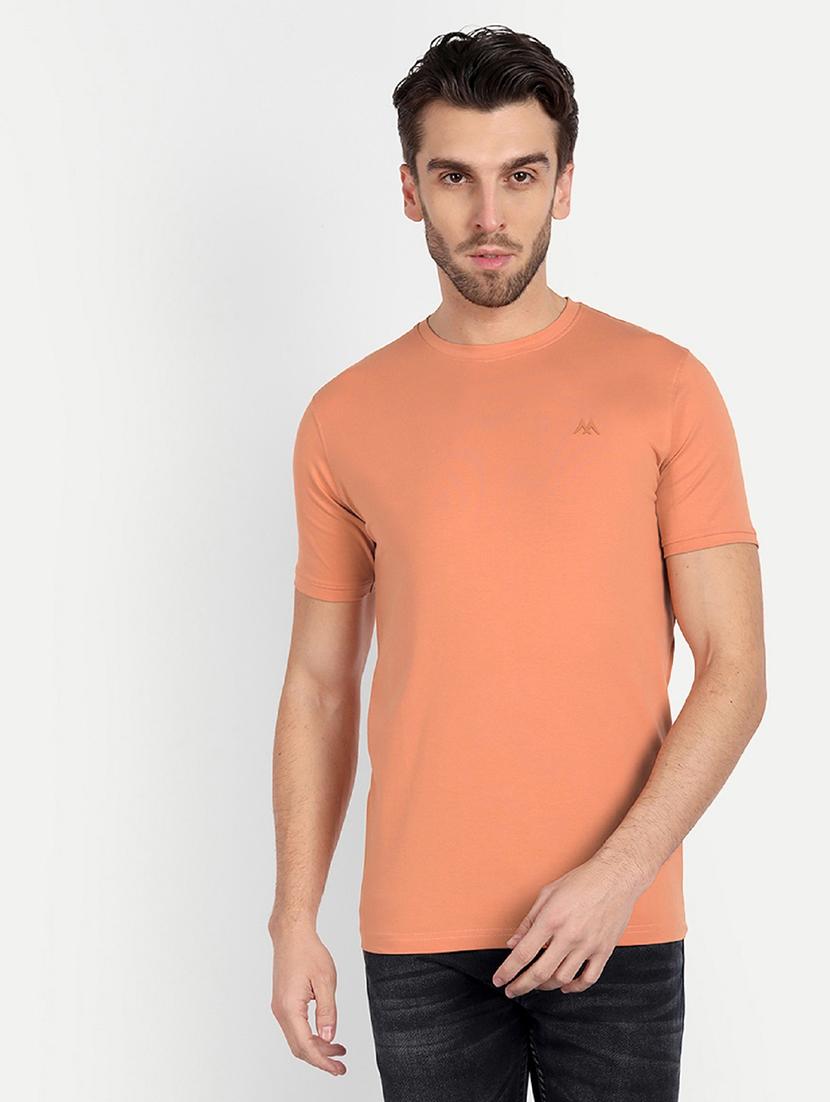 men round neck solids t-shirt - 20131675 - Standard Image - 1