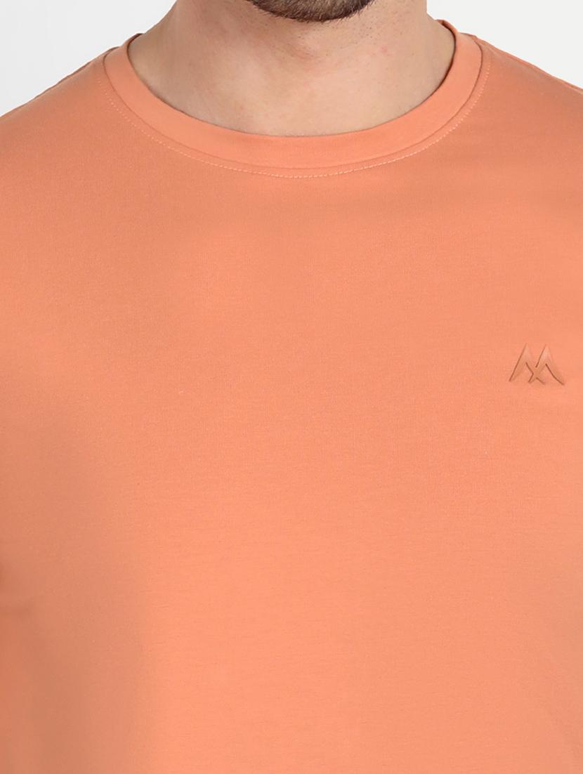 men round neck solids t-shirt - 20131675 - Standard Image - 4