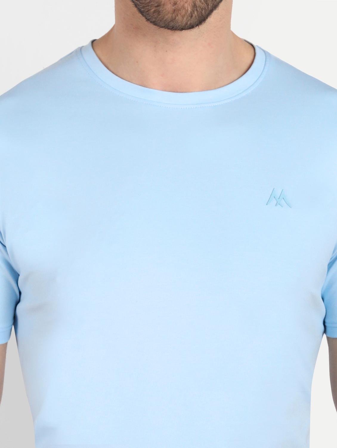 men round neck solids t-shirt - 20131677 - Standard Image - 4