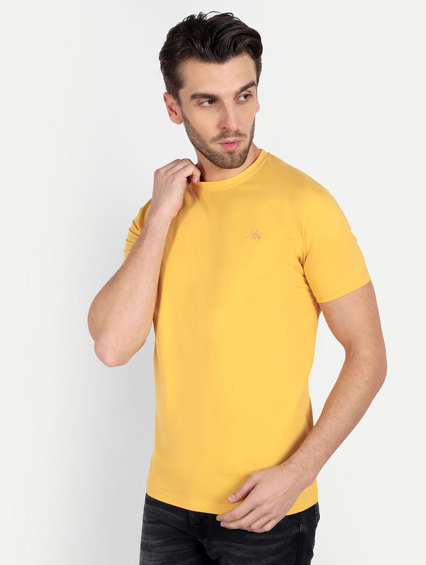men round neck solids t-shirt - 20131679 - Standard Image - 1