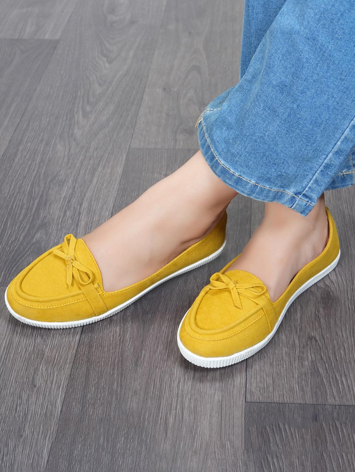 yellow slip on loafer - 20132205 - Standard Image - 4