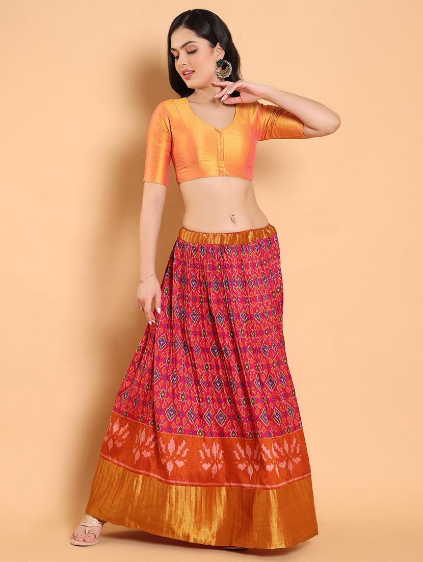 women solid silk blouse - 20133180 - Standard Image - 4