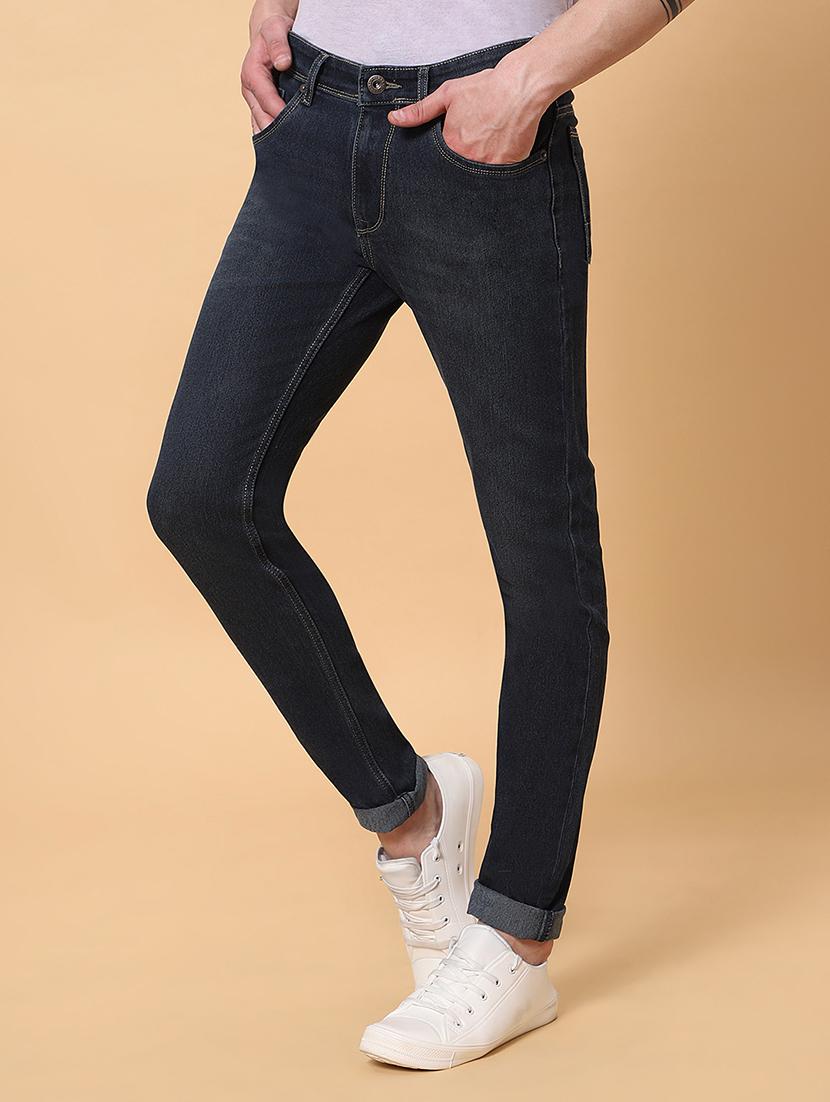 mens slim fit plain jeans - 20133480 - Standard Image - 1