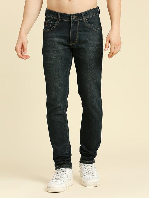 mens relaxed fit plain jeans - 20133486 -  Standard Image - 0