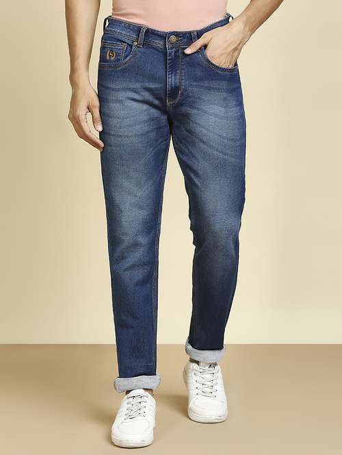 mens slim fit plain jeans - 20133489 -  Standard Image - 0