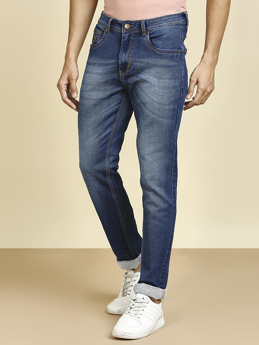 mens slim fit plain jeans - 20133489 - Standard Image - 1