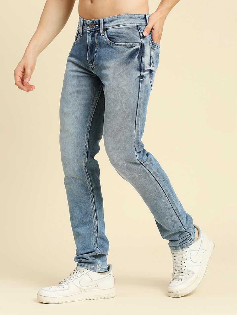 mens slim fit plain jeans - 20134601 -  Standard Image - 1