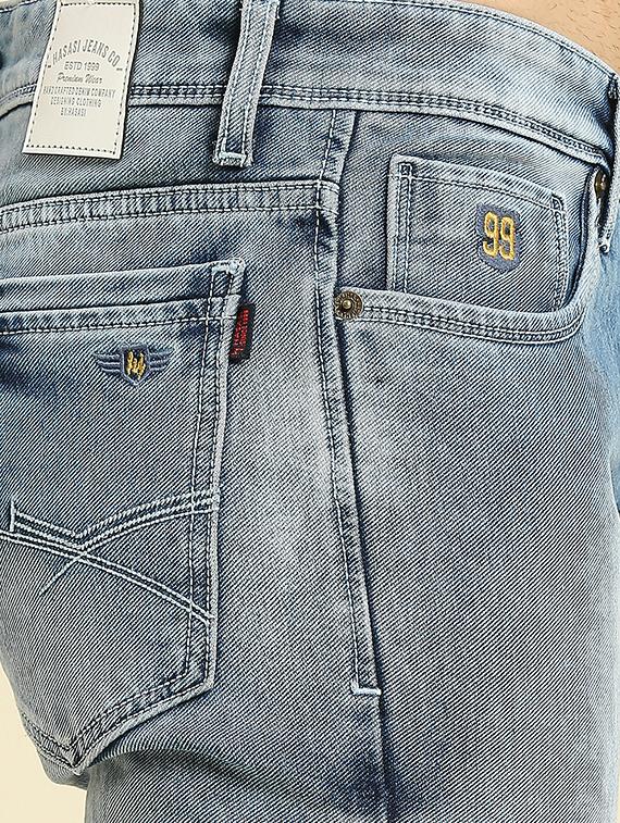 mens slim fit plain jeans - 20134601 - Standard Image - 4