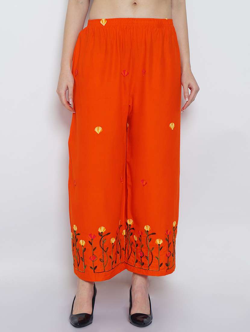 pack of 2 solid flared palazzo - 20135056 -  Standard Image - 1