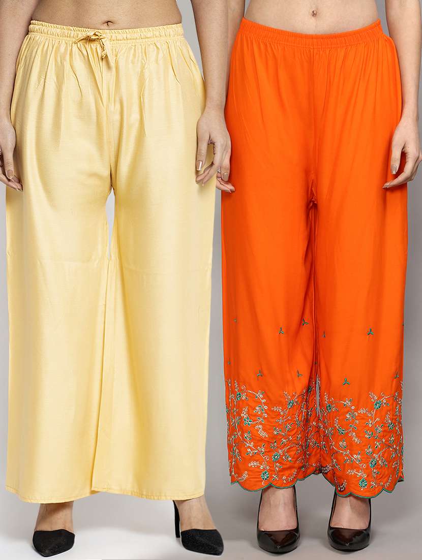 pack of 2 relaxed fit palazzos
