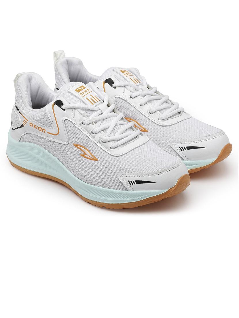 white lace up sport shoes - 20135456 - Standard Image - 1