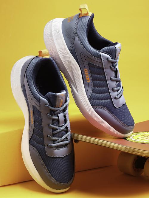 blue lace up sport shoes - 20135465 - Standard Image - 0