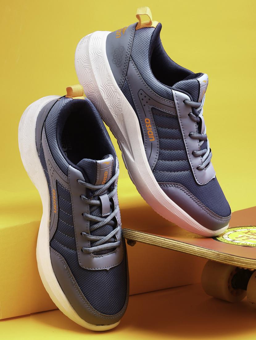 blue lace up sport shoes - 20135465 - Zoom Image - 0